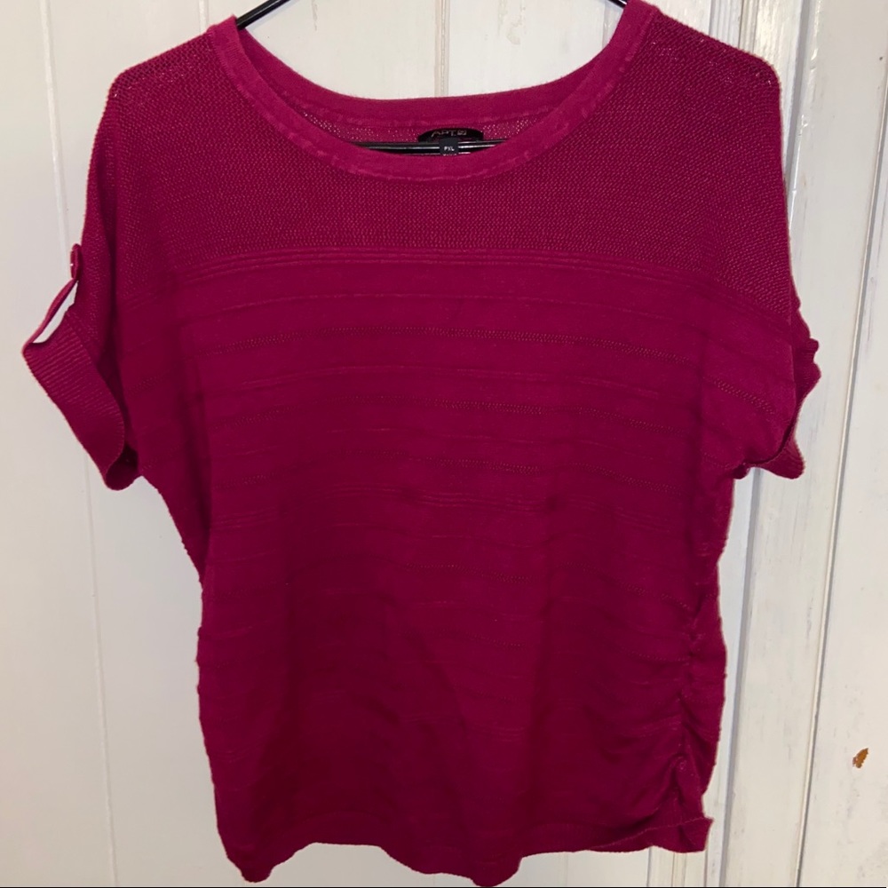 Business Casual, Violet Colored Top